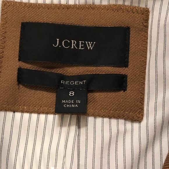J. Crew Women's Regent Blazer Brown Wool 8 - Picture 3 of 13